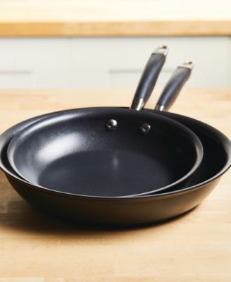 Advanced Home Hard-Anodized Nonstick Skillet Set, 2 Piece