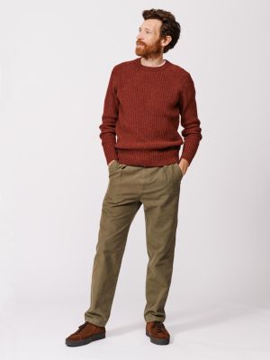 Men's Ray Fisherman Rib Crew Neck Sweater