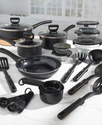 Non-stick Aluminum 31-Pc. Cookware Set