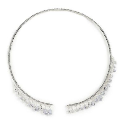 Women's Crystal Torque Necklace