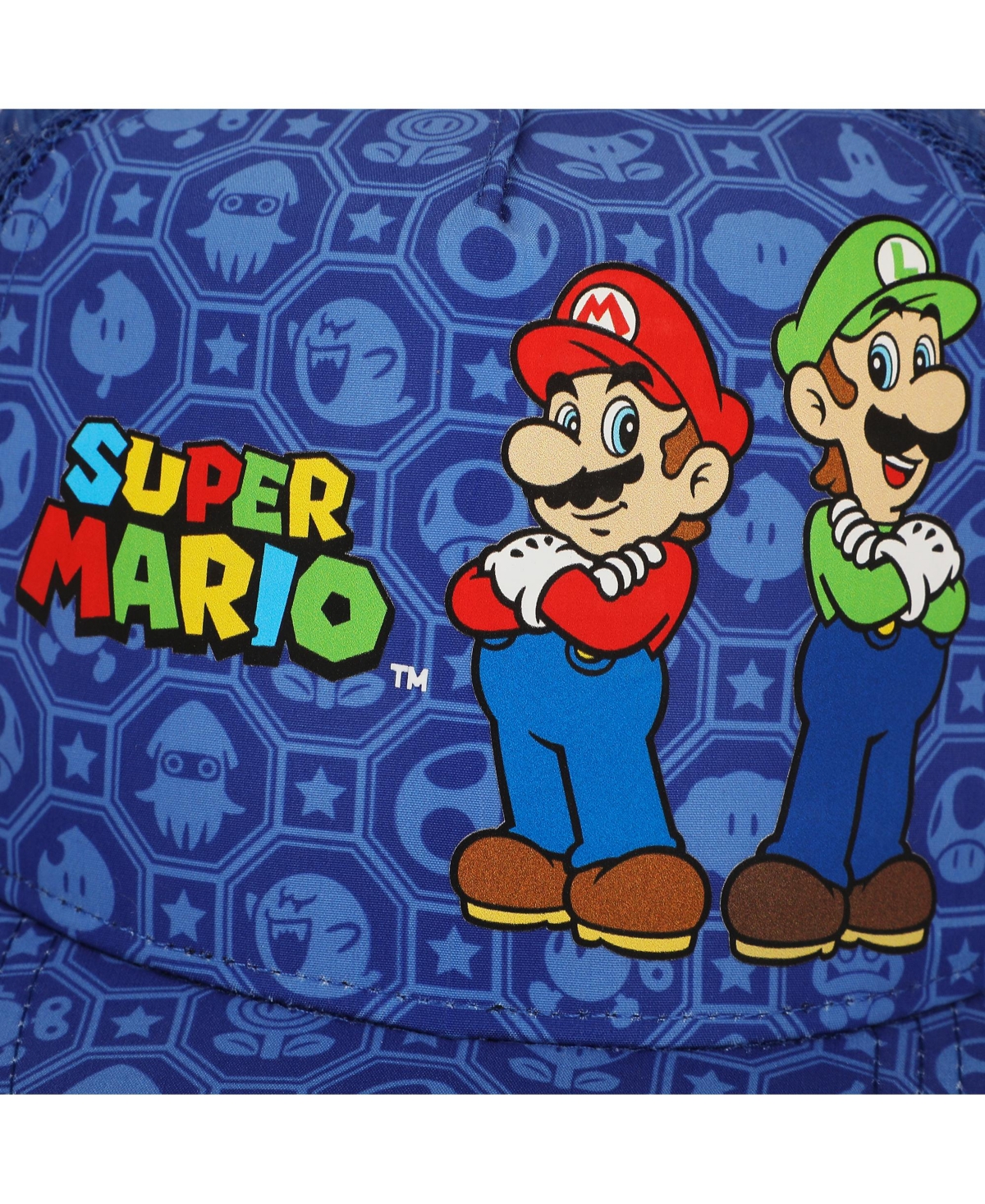 Super Mario Boys Bros Mario & Luigi Trucker Hat