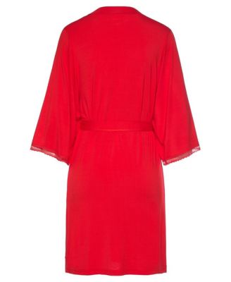 Women's Lace Trim Robe