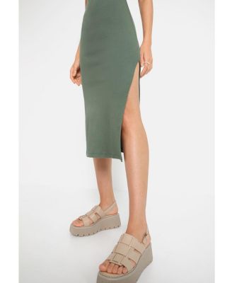 Women's Knot Detail Cut Out Dress cup sizing