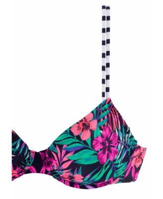 Women's Pattern Underwire Bikini Swimsuit Top Bra Sizing