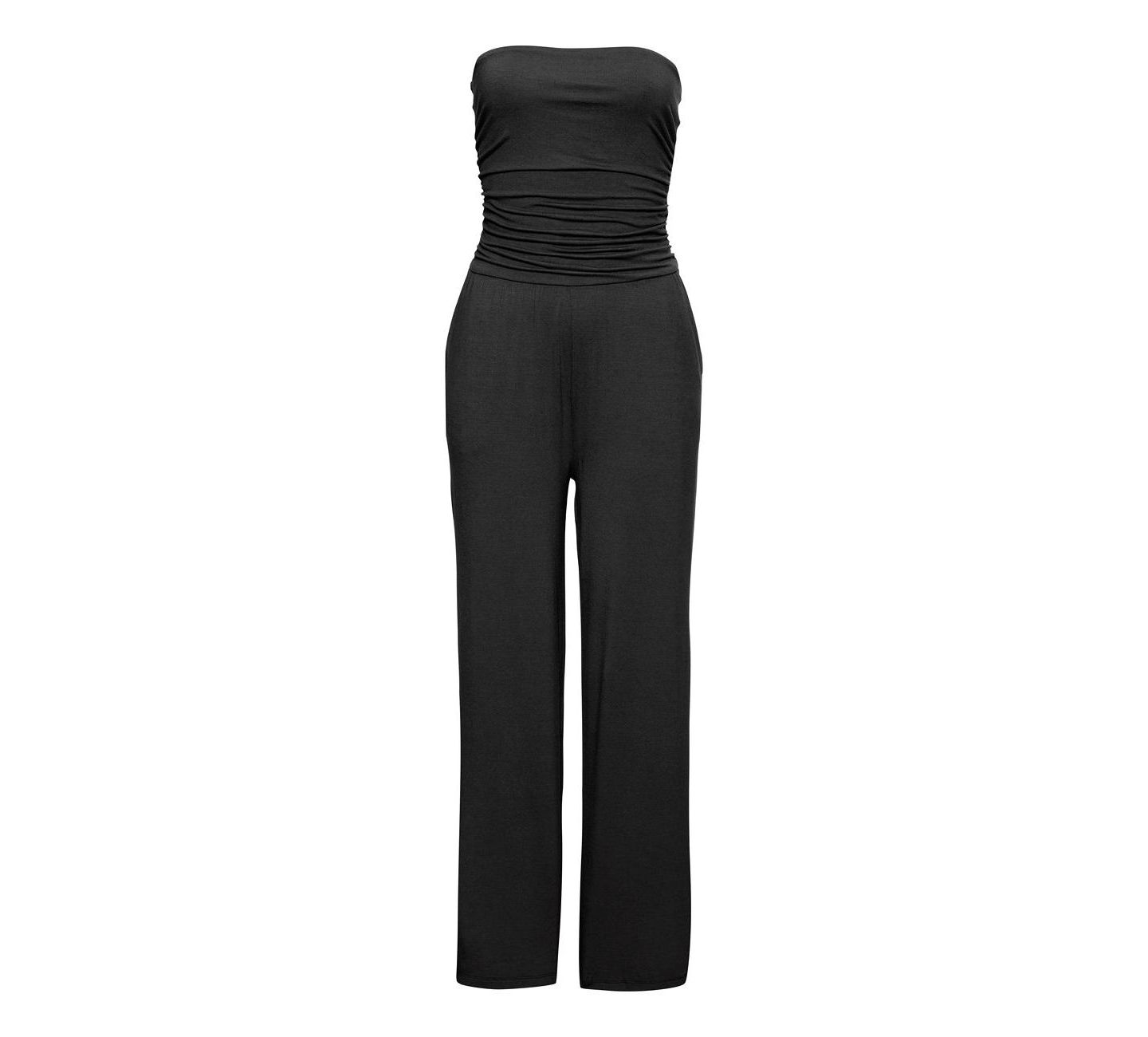 Женский комбинезон Lascana Strapless Jumpsuit, цвет: Чёрный — фото 3