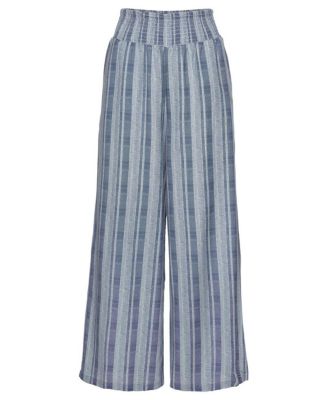 Women's Striped Wide Leg Pants