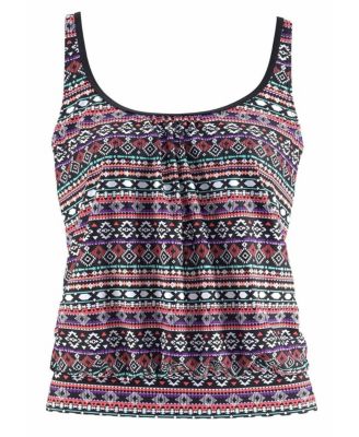 Women's Oversized Tankini Swimsuit Top