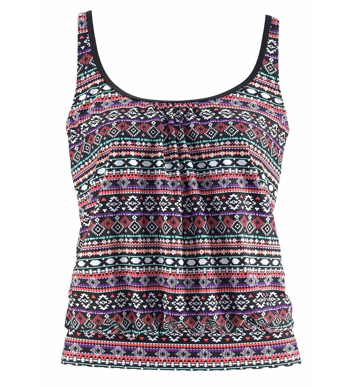 Lascana Women's Oversized Tankini Swimsuit Top