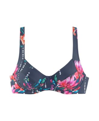 Women's Floral Underwire Bikini Swimsuit Top