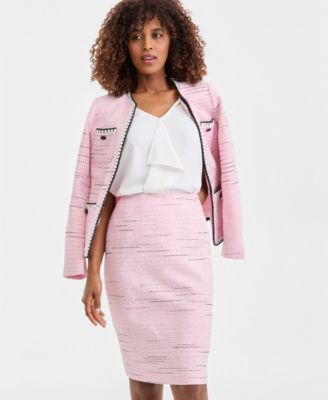 Women's Sleeveless Ruffle-Front Blouse