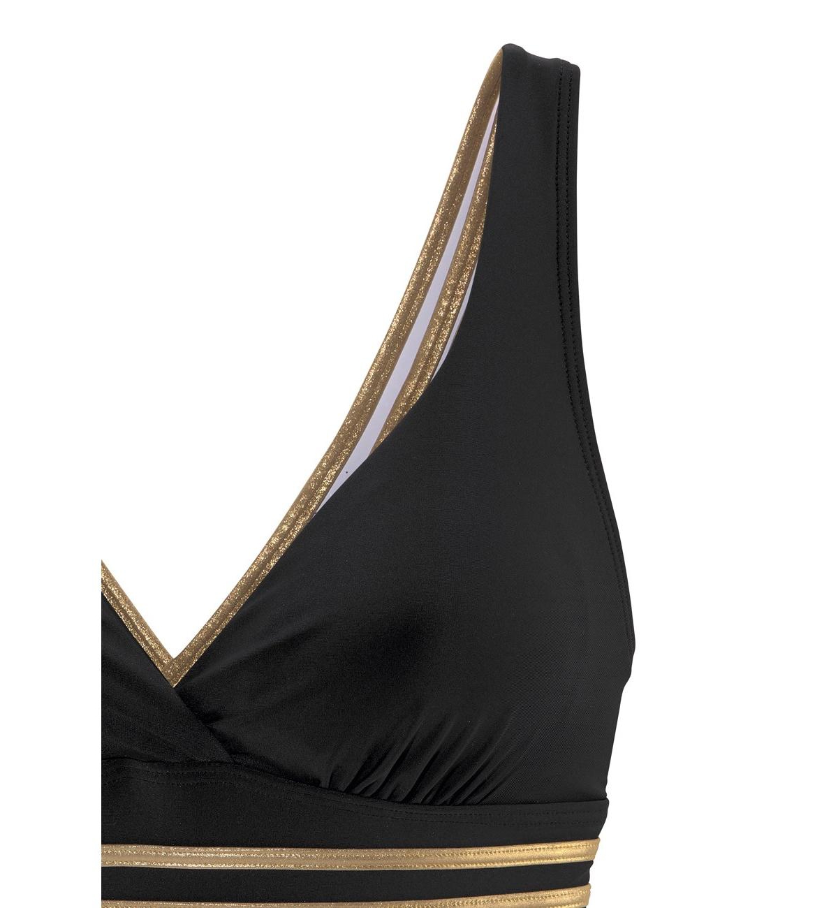 Lascana Women's Strappy Tummy Control One Piece Swimsuit