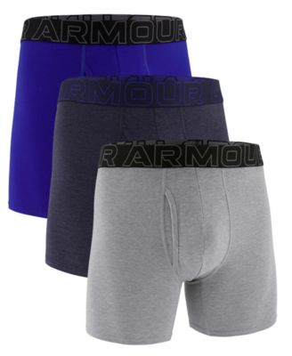 Men's 3-Pack Performance Solid 6" Boxer Briefs