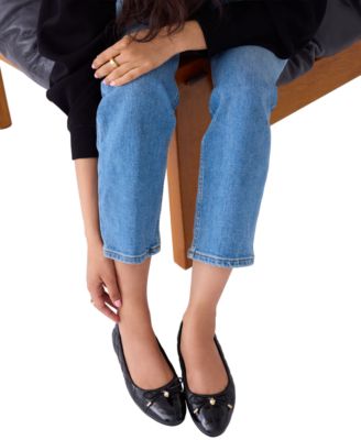 Women's Luci Quilted Cap Toe Ballet Flats