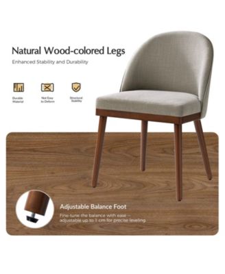  21.5" x 24" x 33"  Polyester Upholstered, Serta Design  Dining Chair