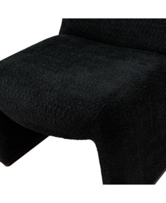 Roberto Mid-century Side Chair with Hardwood Legs