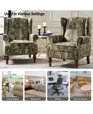 Jim Traditional Armchair with Thick Cushion