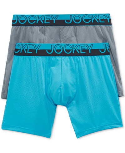 Jockey Men's Sport Mesh Boxer Briefs, 2 Pack - Underwear - Men - Macy's