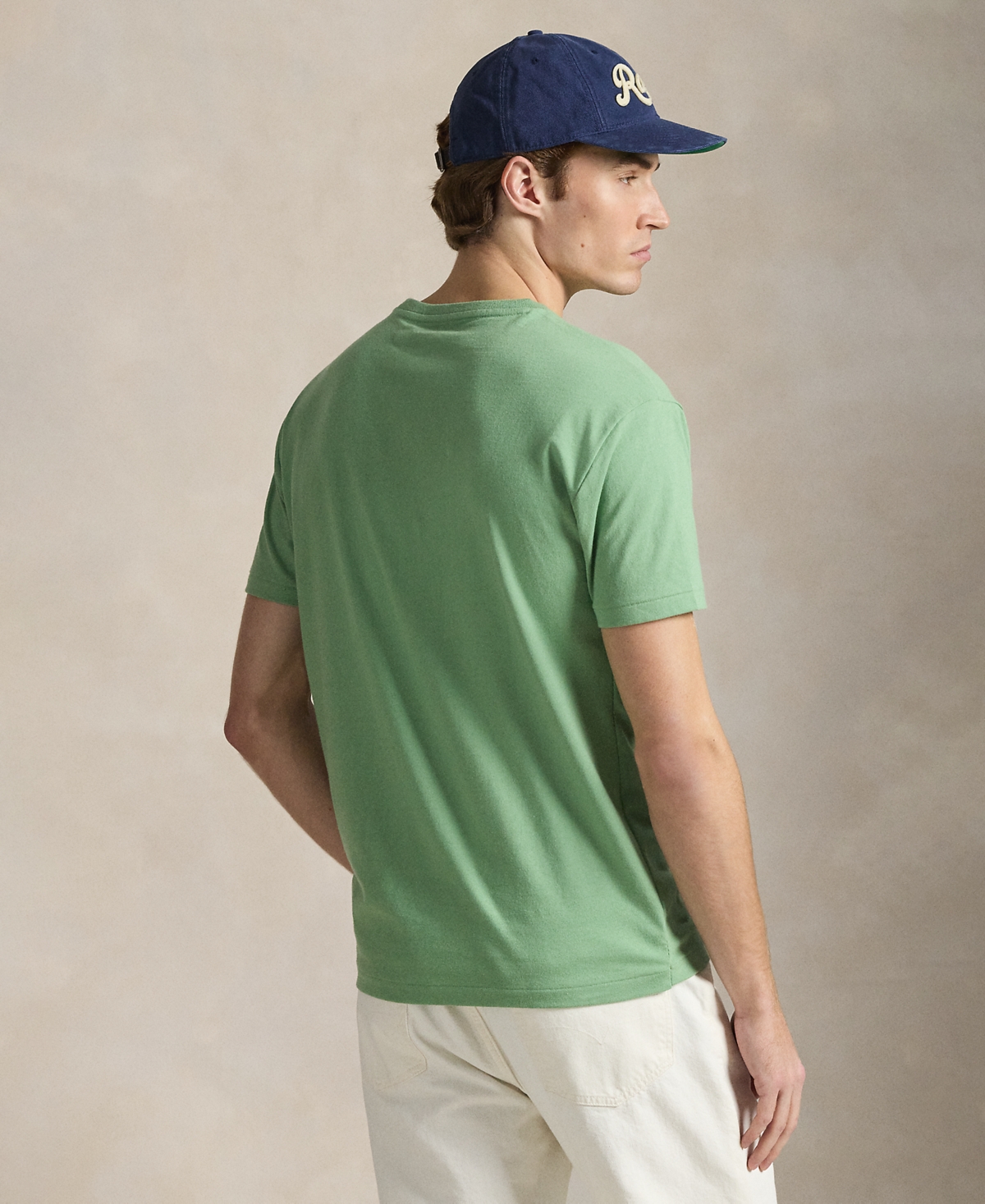 Polo Ralph Lauren Classic Fit Jersey Crewneck T-shirt In Green