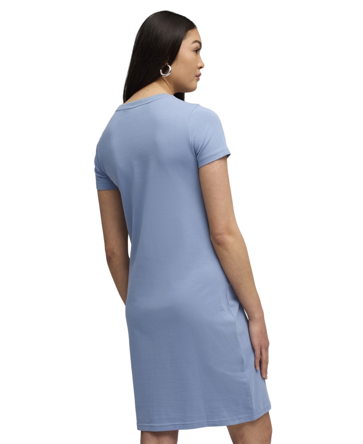 Puma Women's Short Sleeve Slim Dress In Blue