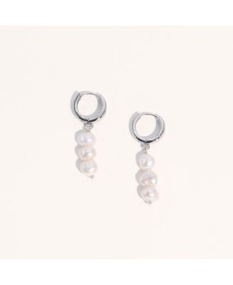 2-Piece Gift Set 18K Plated Freshwater Pearl Necklace & Earrings