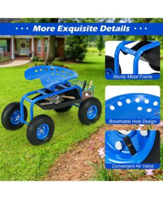 Garden Cart with Heavy Duty Tool Tray