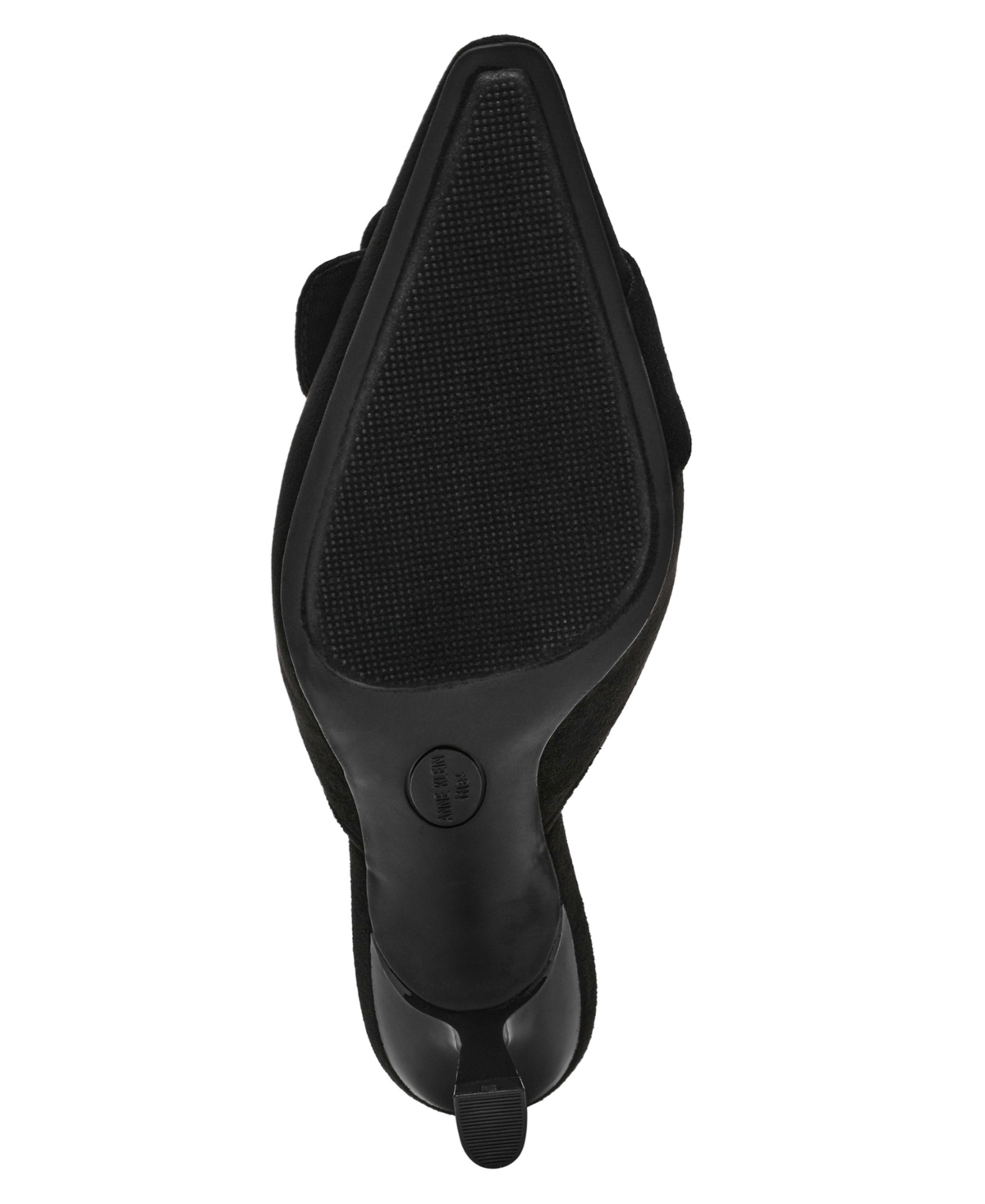 Anne Klein Women's Akcassia Snip Toe Kitten Heel Slip-on Mules In Black