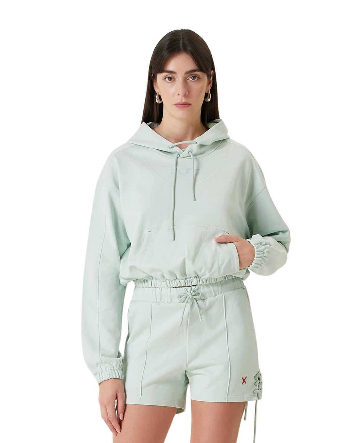 Pcfg Women's Free Heaven Cropped Pullover Hoodie