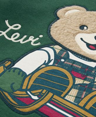 Boys' Toddler 2T-4T Bear Applique Hoodie and Jogger, 2-Piece Set