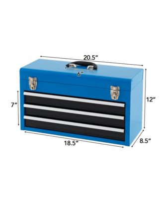 Portable Garage Mechanic Tool Cabinet Box with 3