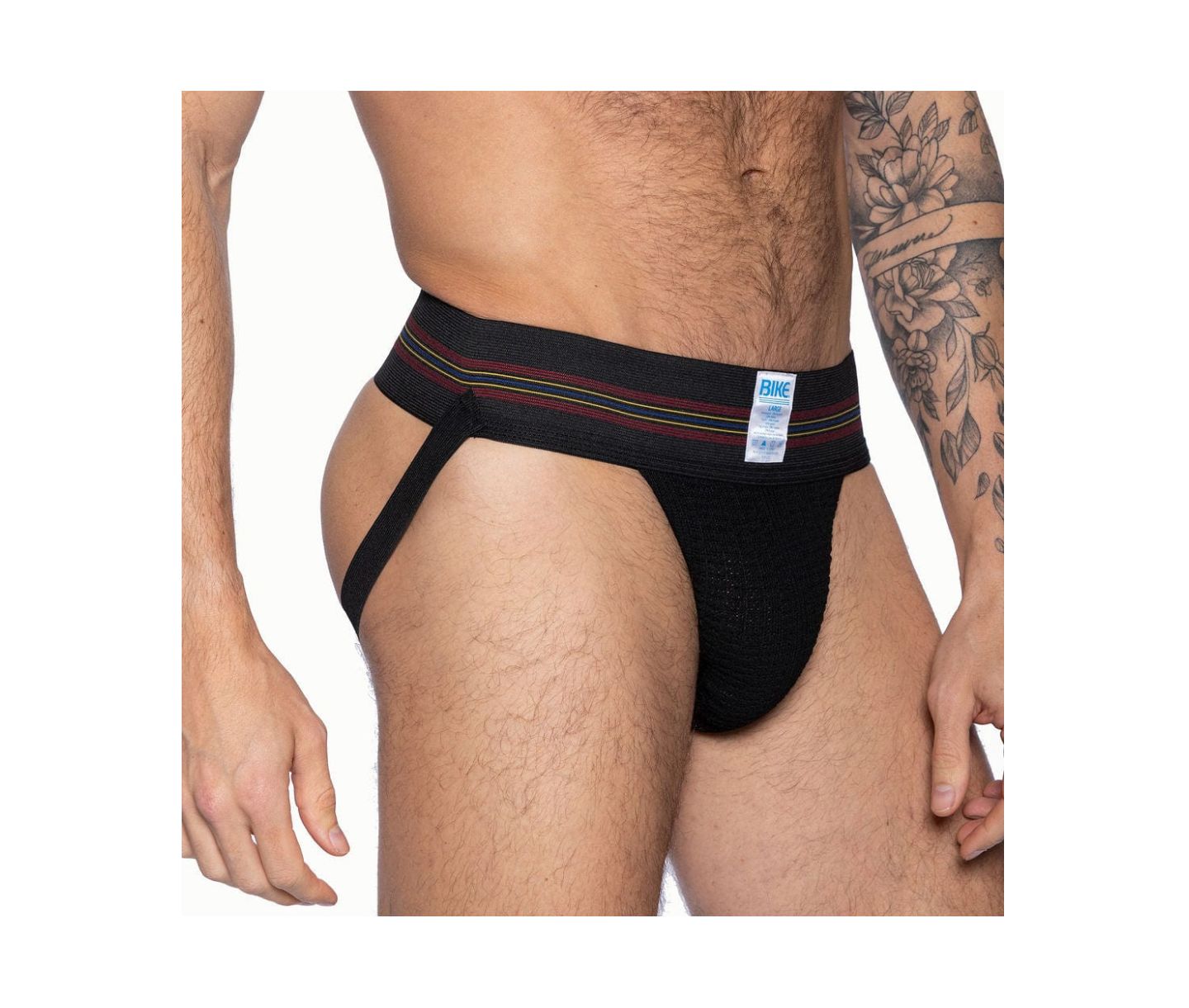 Бельё Jockstrap для мужчин — BIKE Athletic, цвет: Чёрный — фото 1