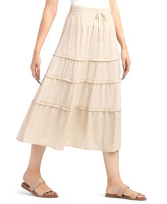 Junior's Resort Crinkle Midi Skirt