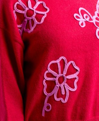 Junior's Cropped Pull-On Sweater