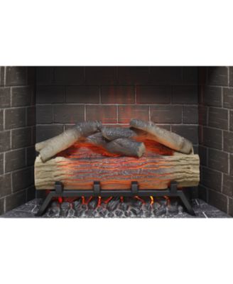28 inch Infrared Electric Fireplace Insert, Touch Panel Home Decor Heater, Smokeless Firebox With fixed Trim Kit.With Crackling Sound