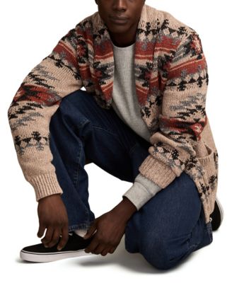 Men's Shawl Collar Cardigan Sweater