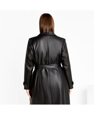 Plus Size Phylis Trench Coat