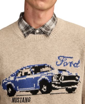 Men's Regular Fit Long-Sleeve Mustang Sweater