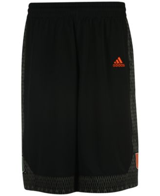 adidas Men s Miami Hurricanes Iced Out Replica Basketball Shorts Macy s