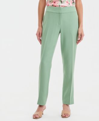 Women's Crepe High-Rise Slim Pants