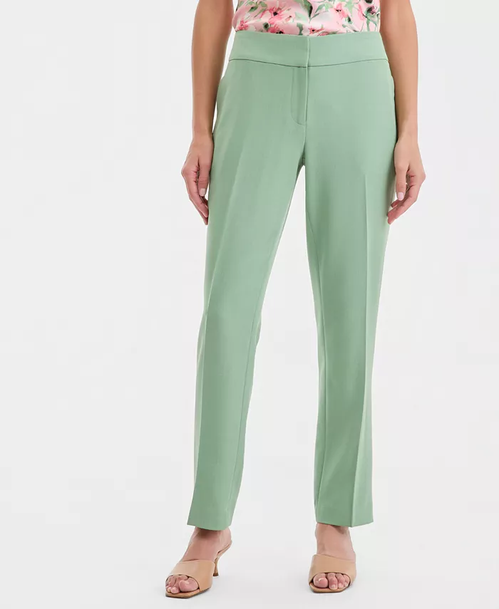 Women's Julia Stretch Crepe Mid-Rise Pants, Regular & Petite - thumbnail 10