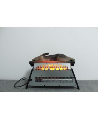 23 inch Electric Fireplace  3D Log set insert, Infrared Fireplace Heater for Indoor