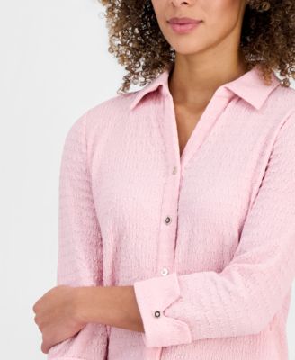 Women's, 3/4 Sleeve Button-Front Shirt