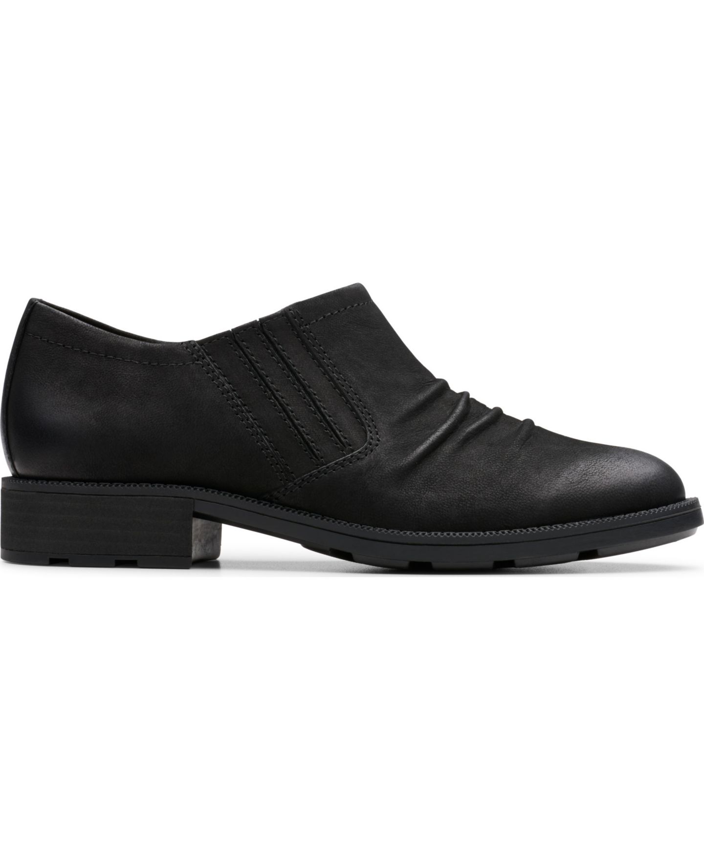 Женские туфли Clarks Collection Adalynn Ezra, цвет: Чёрный нубуковый — фото 2