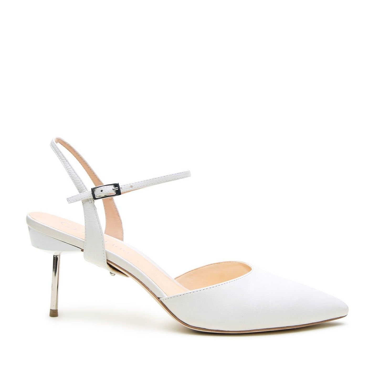 Женские туфли Alterre Amal Customizable Bridal White Stiletto, цвет: Белый — фото 1