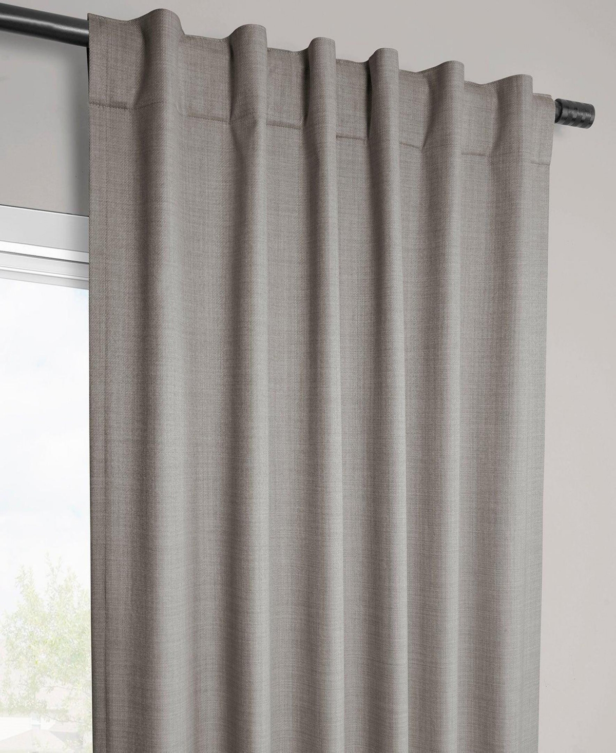 Half Price Drapes Vienna Basic Solid Curtains (2 Panel) Blackout For Bedroom & Living Room