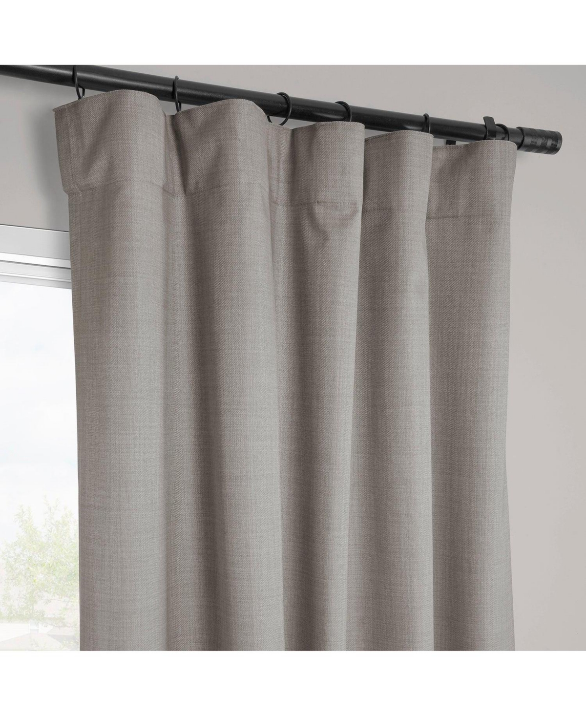 Half Price Drapes Vienna Basic Solid Curtains (2 Panel) Blackout For Bedroom & Living Room