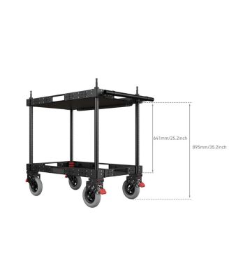 36" Lightweight Video Production Camera Cart
