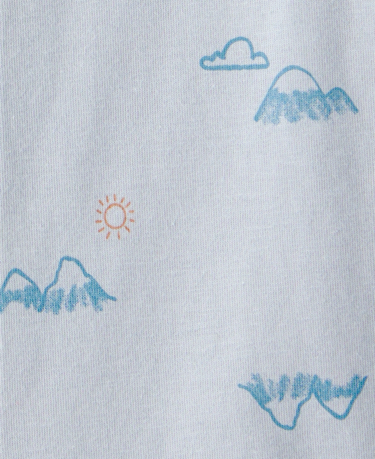 Carter's Baby Boys Travel Printed Snap-Up Romper