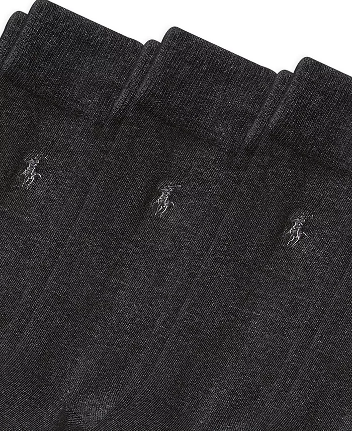 Men's Flat Knit Slack Dress Socks, 4-Pack - thumbnail 2
