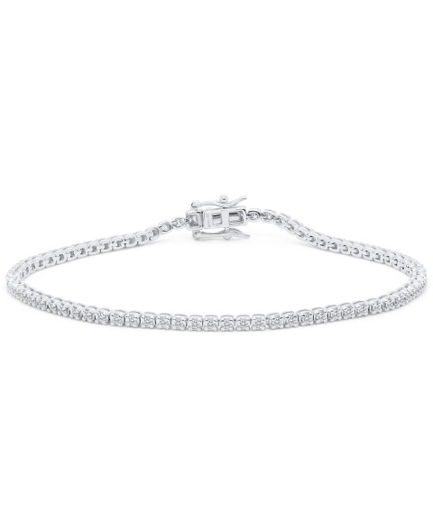 Украшения Forever Grown Diamonds Lab-Grown Diamond Bracelet (1 ct. t.w.) in Sterling Silver (also in 14k Gold Plated Sterling Silver)