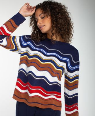 Women's Long-Sleeve Boat Neck Sweater